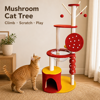 Tour à chat géante en gros avec griffoir en sisal, capsule spatiale pour chat et plateformes multi-niveaux pour chats OEM ODM