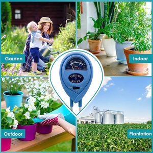 Fabrika toptan fiyat üçü bir arada toprak test nem sensörlü ışık değer pH ölçer toprak test pilsiz toprak test cihazı - Product Image 4