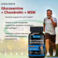 VitaSpring Santé Os Articulaire Collagène MSM Comprimés Halal Supplemnets Msm Glucosamine Chondroïtine Comprimés