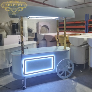 Carrito de Dulces LED de Alta Gama, Moderno, Elegante y Desmontable, de PVC Artificial, con Embalaje de Cartón de Nueva Llegada para Barra de Dulces - Product Image 3