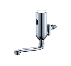 <span class=keywords><strong>Robinet</strong></span> de salle de bain mural à capteur de température froide, corps en laiton chromé, design moderne, automatique - Product Image 1