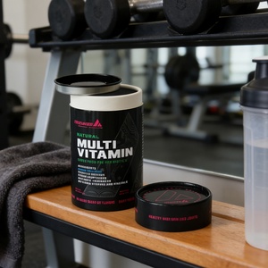 Food Grade Paper Tube Packaging with Aluminum Foil and Iron Lid for Protein Powder Packaging and Fitness Supplements Packaging - Product Image 3