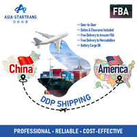Transitaire Chine-USA Agent maritime de conteneurs Services logistiques internationaux fiables DDP DAP DDU Porte à porte