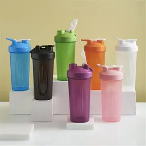 Sıcak satış özel Blender toz Whey sallamak su spor şişeleri Shaker karıştırma topu spor plastik Protein Fitness Shaker şişe