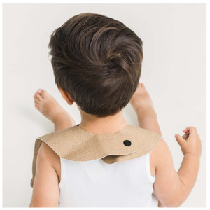 Baberos para bebés/baberos absorbentes, baberos impermeables de cuero ecológico para bebés y uso materno, evitan que los alimentos se ensucien durante el uso. - Product Image 5