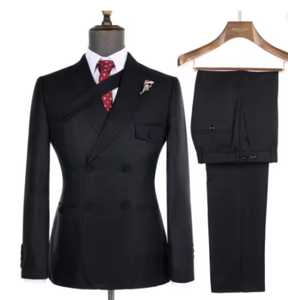 Dernier design de costumes pour hommes marron, 2 pièces, veste et pantalon, ceinture de poitrine, style business, pour les occasions sociales, costumes de mariage, costume de marié sur mesure - Product Image 2