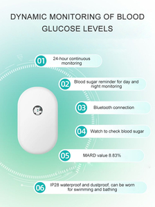 Sensor de Monitoreo de <span class=keywords><strong>Glucosa</strong></span> en Sangre Dinámico con Conexión Bluetooth en Tiempo Real para el Hogar, Sistema de Monitoreo Continuo de <span class=keywords><strong>Glucosa</strong></span> - Product Image 4