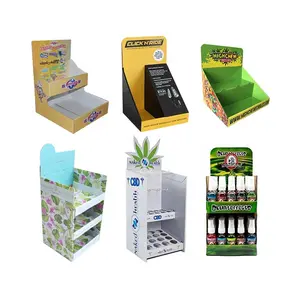 Custom Cardboard Countertop Point Of Sale Counter Box Display Supermarket Pdq Display Paper Box For Retail Store