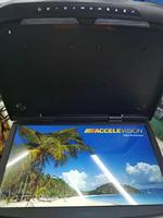 Monitor de Techo para Autobús de 22 Pulgadas, Monitor de DVD Manual para Autocar, Monitor de Techo Abatible para Autobús