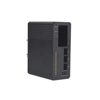 Boîtier en aluminium pour rail DIN standard, amplificateur audio, carte électronique, commutateur Ethernet, équipement électrique industriel