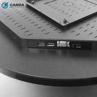 23,6 inç Ekran Özelleştirilmiş Dijital Tabela LCD Ekran PCAP Dokunmatik Monitör Yüksek Parlaklık Android İşletim Sistemli Dahili CMS Kenar Aydınlatmalı LED