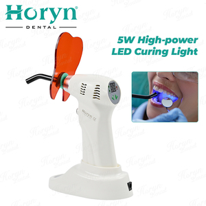 Lampe <span class=keywords><strong>de</strong></span> photopolymérisation LED dentaire Horyn 5-40s en alliage d'aluminium, lampe <span class=keywords><strong>de</strong></span> polymérisation colorée en métal pour usage en clinique dentaire et vétérinaire - Product Image 4