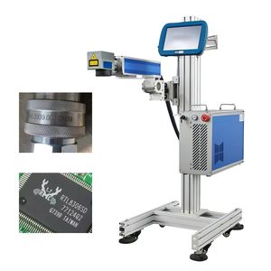 เครื่องมาร์กกิ้งไฟเบอร์เลเซอร์แบบออนไลน์สำหรับสายการผลิตอัตโนมัติความเร็วสูง สำหรับโลหะ พลาสติก ท่อ PVC PPR สายเคเบิล สายไฟ - Product Image 2