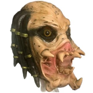 <span class=keywords><strong>Maschera</strong></span> in Latex di Halloween <span class=keywords><strong>Horror</strong></span> Alien Vs Predator <span class=keywords><strong>con</strong></span> Denti Affilati, Modello OEM HM-09C per 18+ Anni - Product Image 5