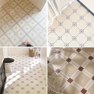 Carreaux de porcelaine pleine masse à motif décoratif 200x200 pour salle de bain et toilettes, carreaux de douche 20x20 et revêtement mural et de sol pour salon - Product Image 3