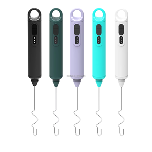 Hot sell Handheld Electric Milk Frother With Whisk 3-Speed USB-C Charging Stainless Steel Low Noise Household Blender - Product Image 2