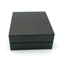 Boîtier en aluminium extrudé noir avec rainure de guidage interne pour carte PCB, idéal pour l'acquisition de signal intégrée DIY