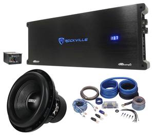 OFERTA LEGÍTIMA Nuevo (2x) Sundowns <span class=keywords><strong>Audio</strong></span> Zv6 12 D2 12 2500W RMS DUAL 2 con <span class=keywords><strong>Amplificador</strong></span> Mono + Kit de <span class=keywords><strong>Amplificador</strong></span> - Product Image 5