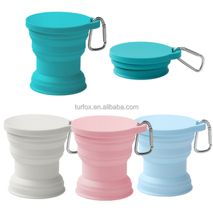 Factory 250ml Portable Silicone <strong>Collapsible</strong> <strong>Cup</strong> Bpa Free Retractable Camping Wash <strong>Cup</strong> Travel Coffee Mug Silicone Foldable <strong>Cup</strong> - Product Image 1