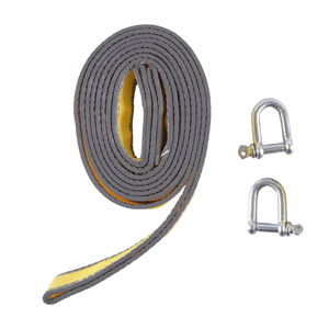 भारी शुल्क आपातकालीन कार टो रस्सी 100% पॉलिएस्टर 5 टी क्षमता 50 मिमी अनुकूलित लंबाई वाहन रिकवरी स्ट्रैप - Product Image 4