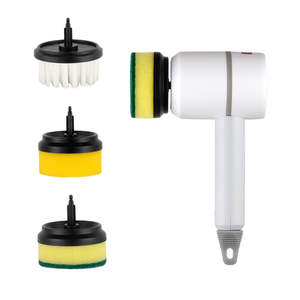 Multi-Functional <strong>Electric</strong> <strong>Cleaning</strong> <strong>Brush</strong> for Kitchen &amp; Bathroom Handheld Plastic Shoes Scraper Packaged in Box - Product Image 1