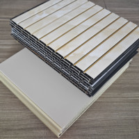 Panel Dinding dan Plafon PVC SPC Modern Tahan Air Lebar 300mm untuk Kamar Tidur, Ruang Makan, dan Dekorasi