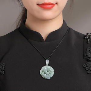 Colgante de Jadeíta Natural de Myanmar con Diseño de Pixiu, Joyería para Mujer, Bestias Míticas, Estilo Chino, Regalo con Certificado de Tasación PX65 - Product Image 4