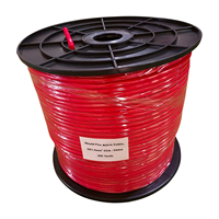 Câble à fibres optiques intérieur 4 cœurs FE 180 PH120 CE, blindage feuille d'aluminium/PE, gaine PVC ignifuge 3x1,5mm², vente directe usine ExactCables
