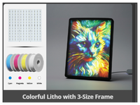 Paket Filamen 3D FDM Bambu Lab PLA Basic CMYK 1KGx4 1.75mm untuk Seni Lithophane, Cocok untuk Printer Bambu AMS