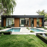 Villa préfabriquée modulaire moderne sur mesure pour une habitation permanente