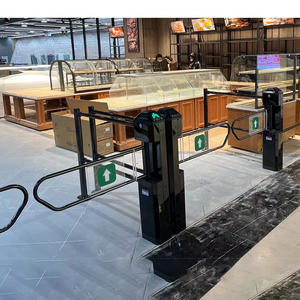 Tourniquet d'entrée de supermarché en acier inoxydable personnalisable avec code QR/contrôle ESD anti-tailgating pour une optimisation optimale - Product Image 1