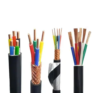 8/10/12AWG KVVR Copper Wire 2.5/4/6/10/16mm2 Single Dual XLPE Low Voltage Electric Power Cable Construction Photovoltaic Solar
