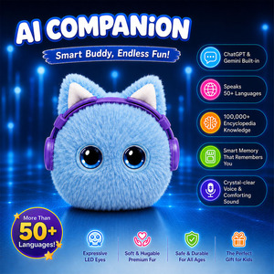 Juguete de Peluche Interactivo con IA, Compañero Parlante Inteligente, Animal de Peluche Robótico con Memoria de Largo Alcance, Interacción Emocional, Más de 100 Idiomas - Product Image 5