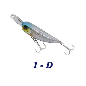 Leurre de pêche à la ligne, leurre coulant, leurre à lèvres métalliques, leurre jerkbait, leurre minnow, 40 mm, pour la pêche au bar et à la truite - Product Image 4