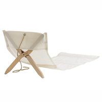 Support de poteau en bois de qualité supérieure tapis de plage chaise de salon sac à dos pliant chaises de plage léger avec pochette de rangement