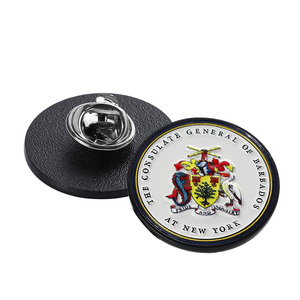 Pins Personalizados de Alta Calidad, Chapados en Negro, Impresos a <span class=keywords><strong>Color</strong></span>, Insignias de Metal, Aleación de Zinc, Logotipo, Letra, Broche - Product Image 4