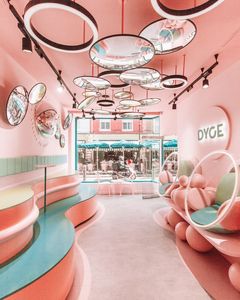 Style charmant pour les glaciers |   Décoration intérieure de <span class=keywords><strong>magasin</strong></span> de gelato |   Meubles colorés à vendre - Product Image 6