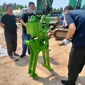 Abrazadera de piedra para <span class=keywords><strong>bordillo</strong></span> de excavadora | Pinza de pavimentación ajustable hidráulica para instalación de <span class=keywords><strong>acera</strong></span>/<span class=keywords><strong>bordillo</strong></span> de carretera - Product Image 4