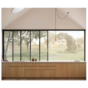Marcos de aluminio para exteriores, <span class=keywords><strong>ventana</strong></span> de paso deslizante plegable para restaurante, cocina, novedad - Product Image 1