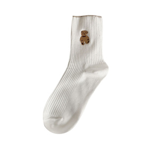 <strong>Bear</strong> <strong>Socks</strong> Women's Mid-Calf <strong>Socks</strong> Cute Pile <strong>Socks</strong> Students Easiest for Match Autumn and Winter <strong>Teddy</strong> <strong>Bear</strong> Pattern Stockings - Product Image 6