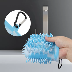 Gobelet de lavage pour pattes d'animaux en silicone souple pour chats et chiens, grand et moyen, nettoyeur de pattes, brosse pour nettoyer les pattes boueuses et sales des chiens - Product Image 3