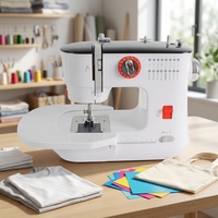 Nouvelle machine à coudre domestique électrique à double aiguille zigzag automatique VOF FHSM-519A pour jeans - Prix usine
