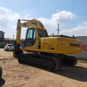 Excavadora Komatsu PC200-6 con Pintura Original, Sistema Hidráulico Potente, Peso Operativo de 20 Toneladas, Cucharón de 0.8m, Motor, Bomba, Caja de Cambios - Product Image 4
