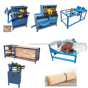 Production Line Wood Incense BBQ Stick Making Machine Bamboo