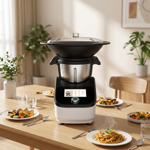 Appareils de <span class=keywords><strong>cuisine</strong></span> multifonctionnels, <span class=keywords><strong>robot</strong></span> mixeur, <span class=keywords><strong>robot</strong></span> culinaire, 6 fonctions, soupière, mixeur, cuiseur thermique, <span class=keywords><strong>robot</strong></span> <span class=keywords><strong>cuisine</strong></span> KM02001 - Product Image 1