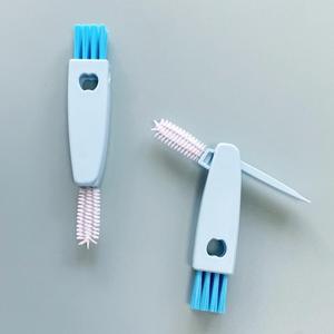 Wholesale Multifunctional 3-in-1 Stainless Steel Manual Cleaning Brush, for <b>Cup</b> Lid & Milk Bottle Cleaner - Product Image 3