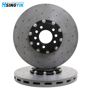 Hsingyik โรเตอร์ดิสก์เบรกเซรามิกคาร์บอน4L0615302C 4L0615301C หน้าสำหรับ Audi <span class=keywords><strong>Q7</strong></span> <span class=keywords><strong>V12</strong></span> <span class=keywords><strong>TDI</strong></span> - Product Image 1