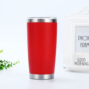 Double Wall Vacuum 20oz Tumbler Stainless Steel Insulated <b>Cup</b> with <b>Lid</b> <b>Straw</b> Laser Engraving Custom Navy - Product Image 1