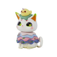 Figurine de fille mignonne en PVC, jouet d'art de collection, personnage animal fantastique, ornement de bureau, marque OEM, 14 ans et plus, unisexe, cadeau en gros