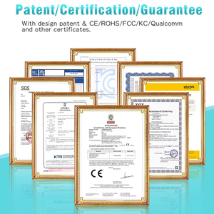 <span class=keywords><strong>Cargador</strong></span> Portátil Tipo <span class=keywords><strong>C</strong></span> con Certificación CE ROHS GS KC ERP, Enchufe Europeo, Carga Rápida de <span class=keywords><strong>20W</strong></span> con Logotipo Personalizado - Product Image 4